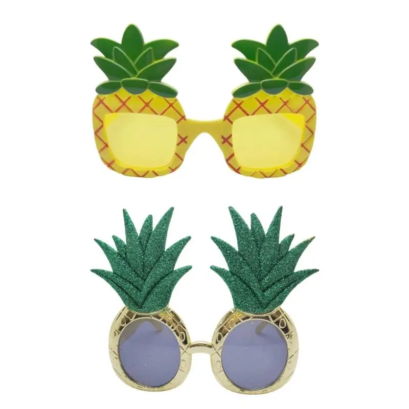 

39BB Practical Plastic Pineapple Glasses Lightweight Design For Festival Celebration
