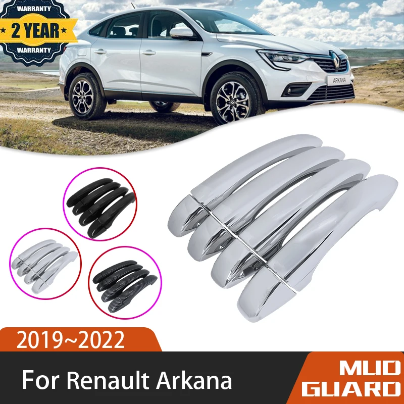 

Автомобильная Роскошная хромированная накладка на дверную ручку для Renault Arkana Samsung XM3 Megane Conquest 2019 ~ 2022 2020, автомобильные аксессуары