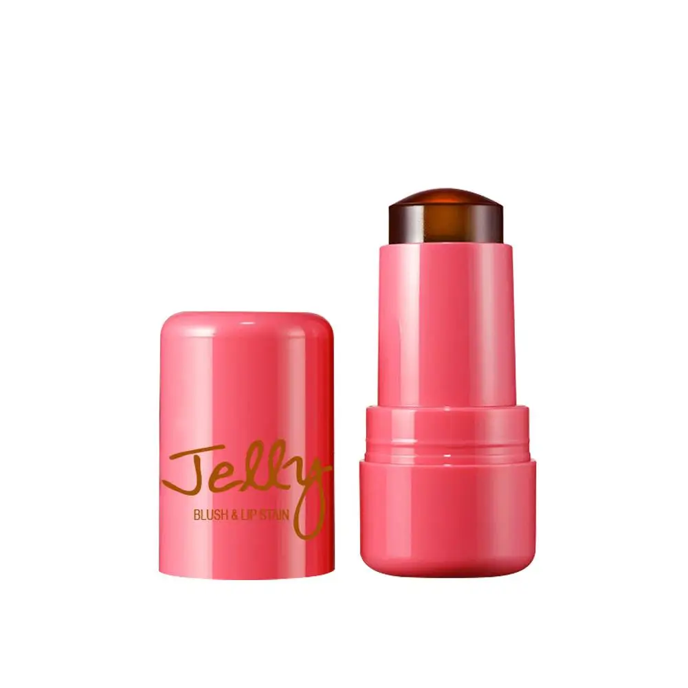 Fruit Jelly Poeder Blusher Luie Mensen Lipgloss Stick Lippenstift Om Te Blozen Gezicht Make-Up Gemakkelijk Zelfs Huid Highlight Toe Te Passen U5d9