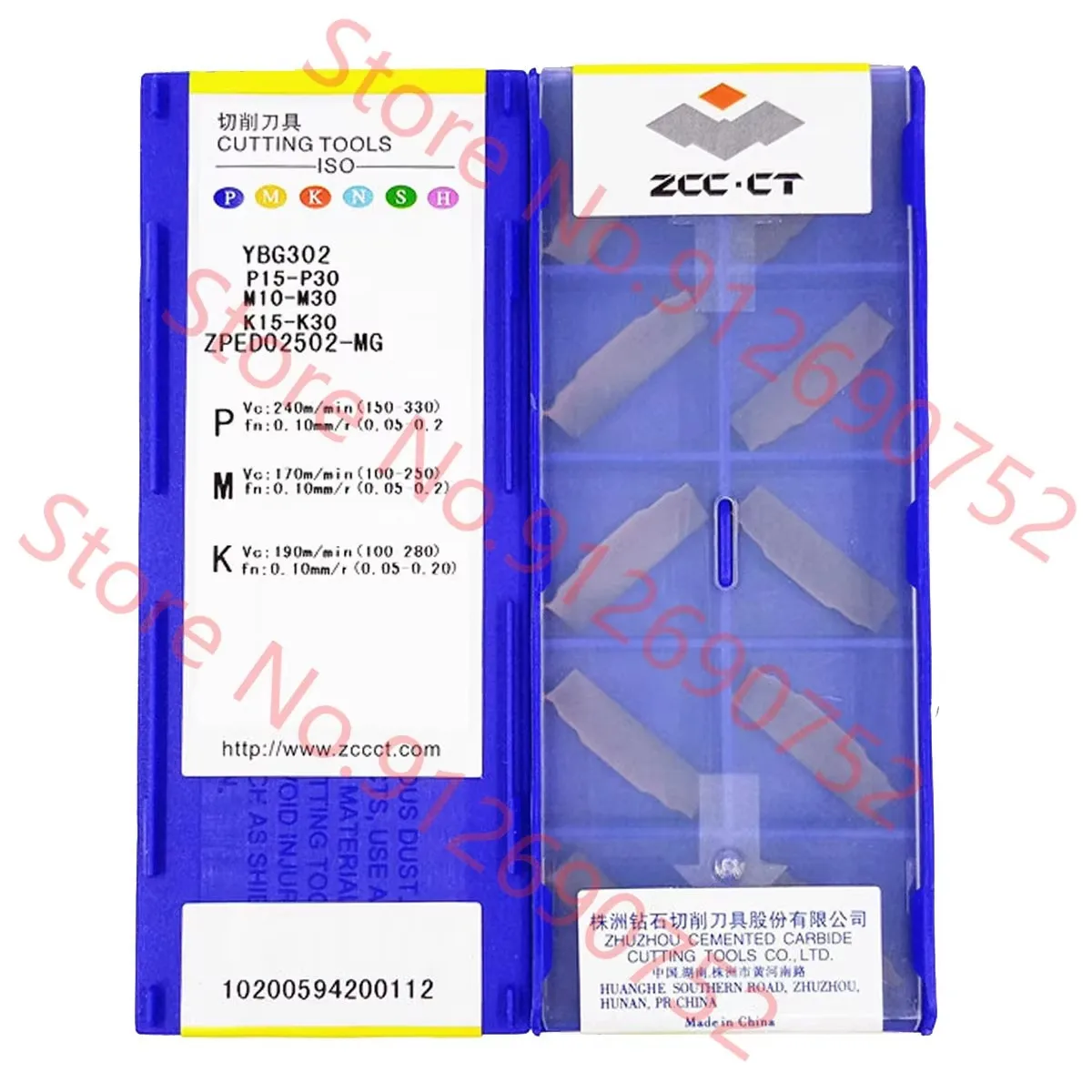 Zcc.Ct Zped02502 Zpfd0302 Zpgd0402 Zphd0503 Zpkd0604 Ybg302 คาร์ไบด์ Zphd Zped Zpfd Zpgd ใส่