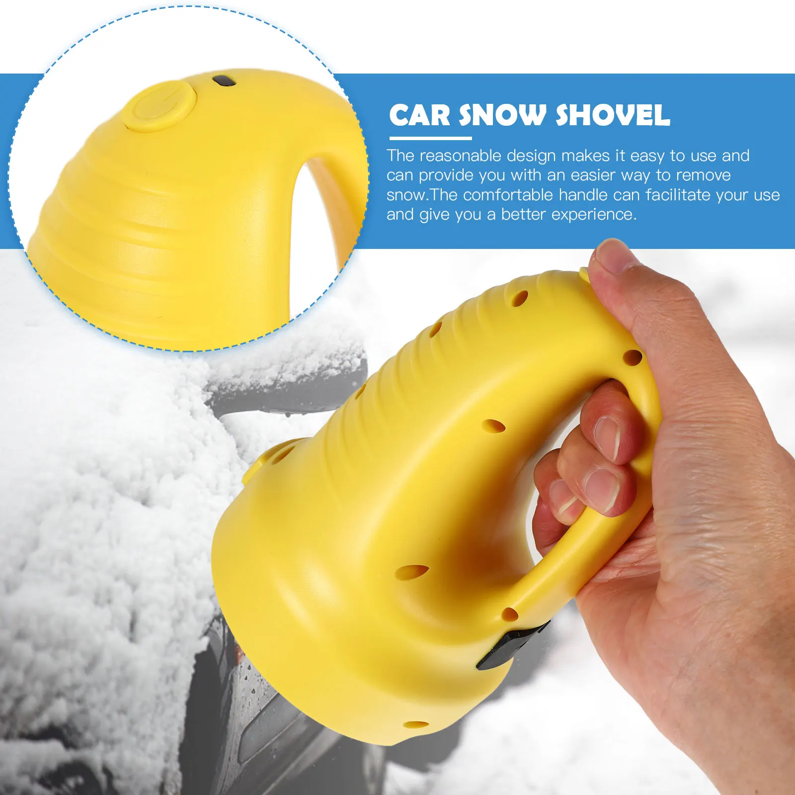 

Electrical Tools Snow and Ice Remover Scraper Car Abs Windshield Removal Shovel