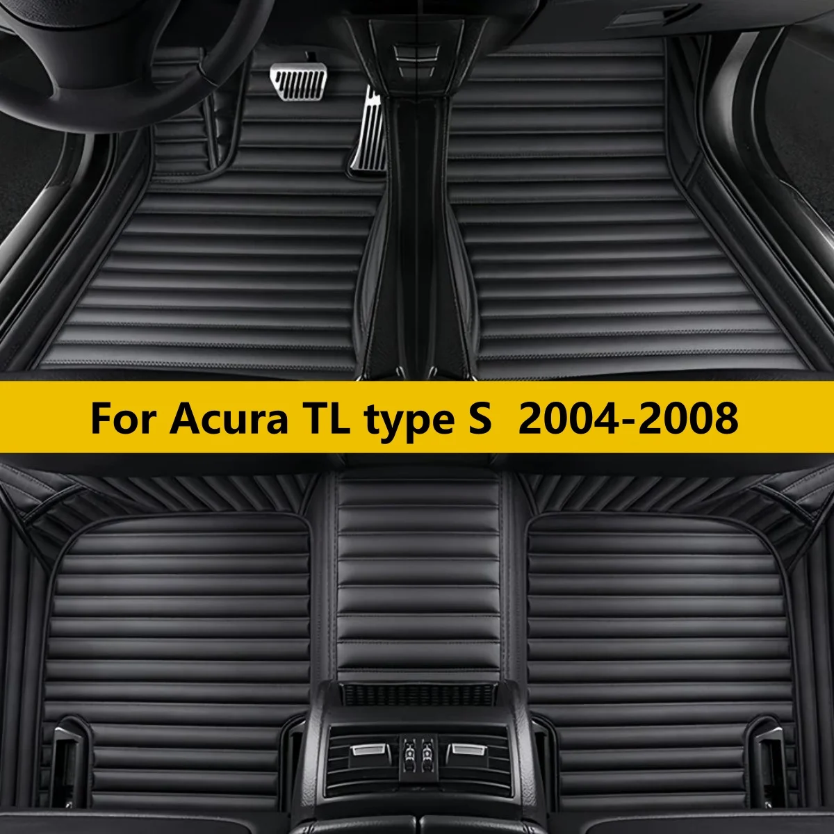 Alfombrillas personalizadas para coche, compatibles con Acura TL tipo S 2004 2005 2006 2007 2008, alfombras para auto, juego completo de alfombrillas para vehículo.
