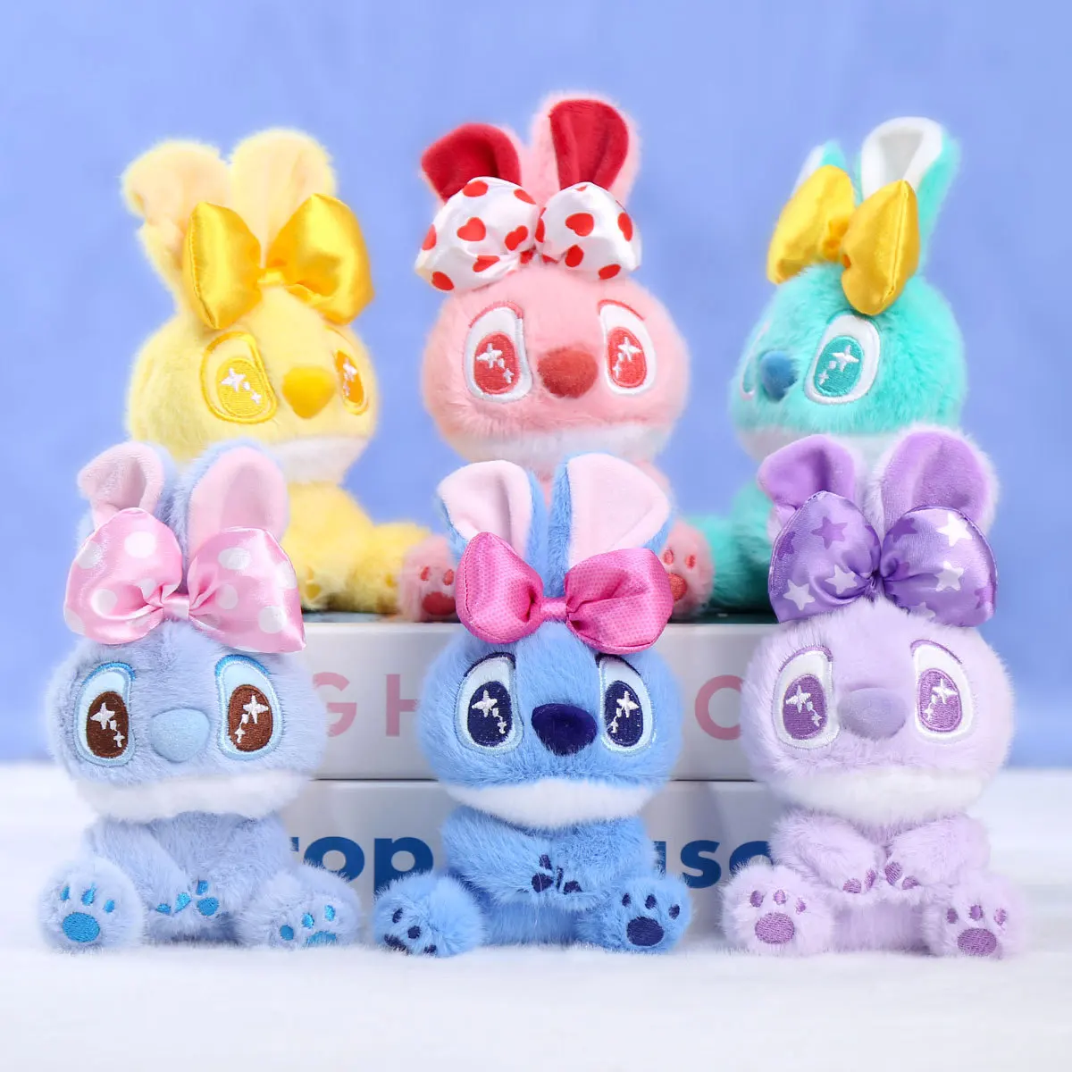 

Новый 18 см аниме фигурка стежка брелок Stitch Candy серия плюшевый брелок рюкзак Коллекционный сюрприз подарки на день рождения Рождество
