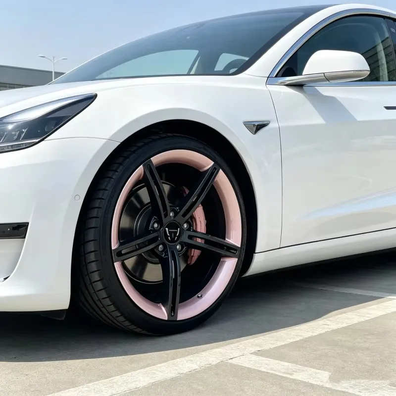 Factory Sale Forged Wheels OEM ODM 19 20 21 22 Inch Pink and Black Aluminum Wheel Hubs