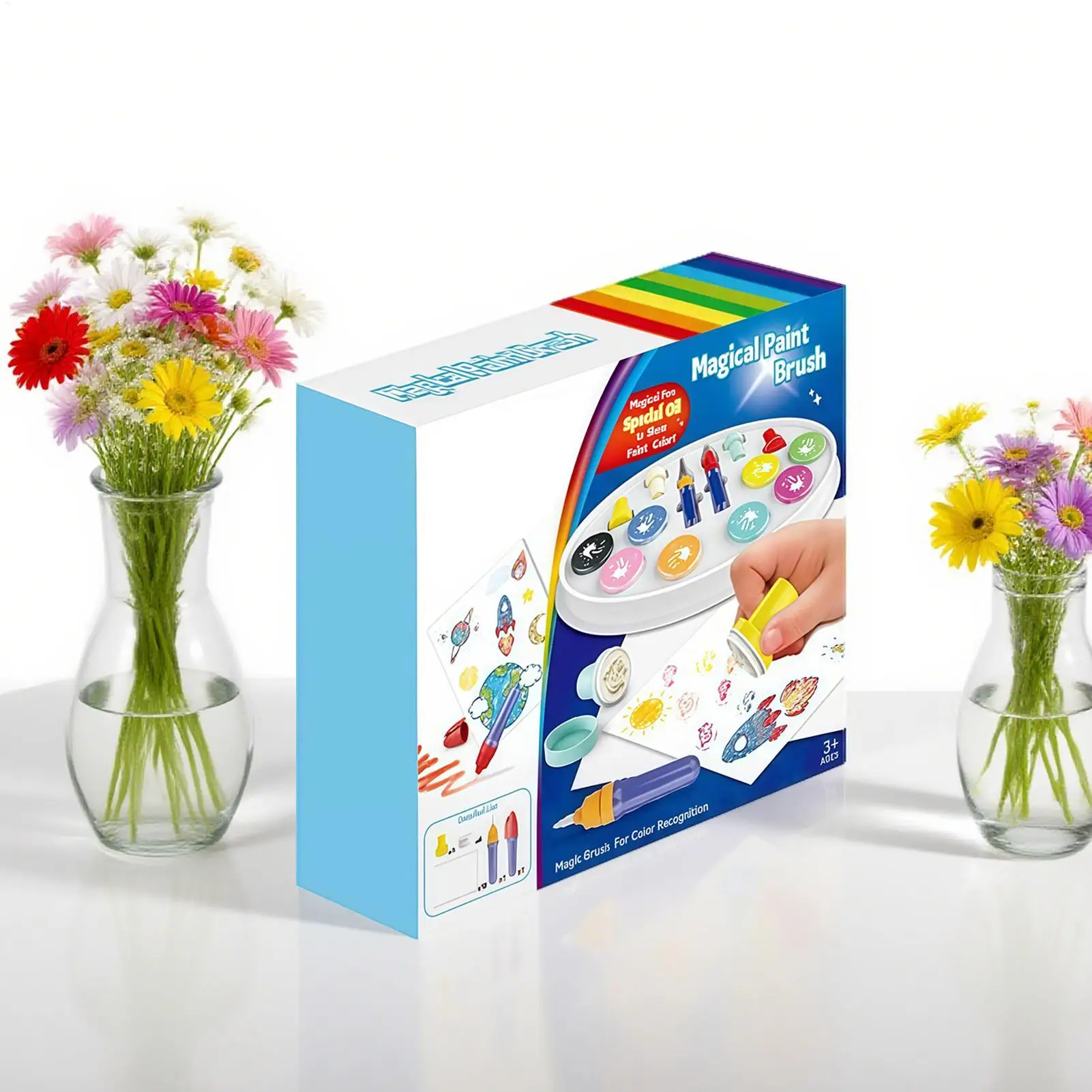 Water Pen Watercolor Brush Marker Set Art Markers Coloring Drawing Graffiti Tools With Stamp For Boys Girls Parent-child