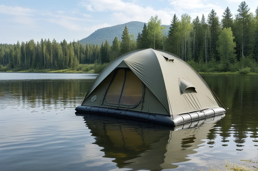 

Надувной тент-бимини для крыши автомобиля, надувная палатка-понтон, многофункциональная для кемпинга и туризма