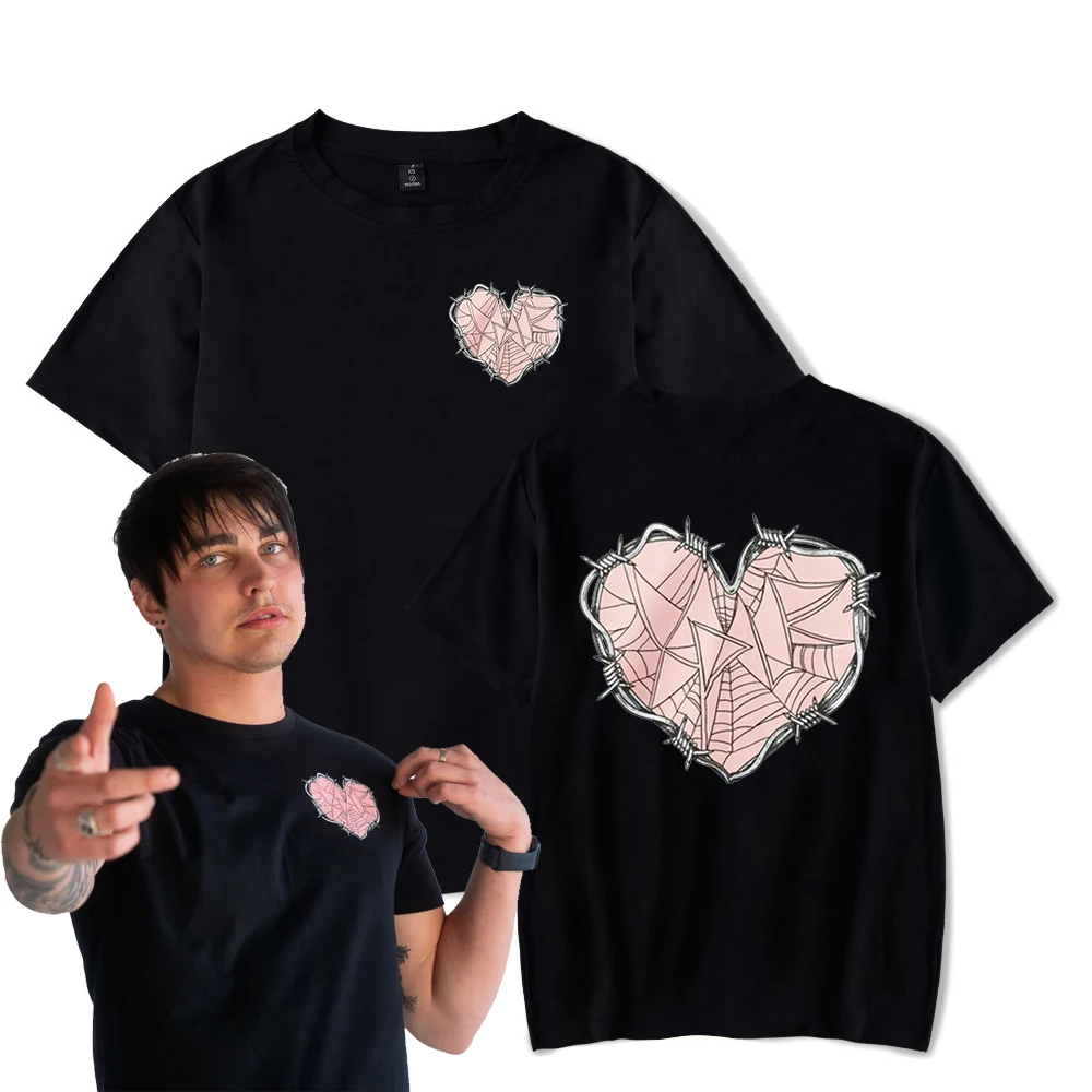 XPLR-T-Shirt à Manches Courtes en Coton pour Homme et Femme, Haut à Col Ras du Cœur, Sam et Colby, Streetwear d'Été