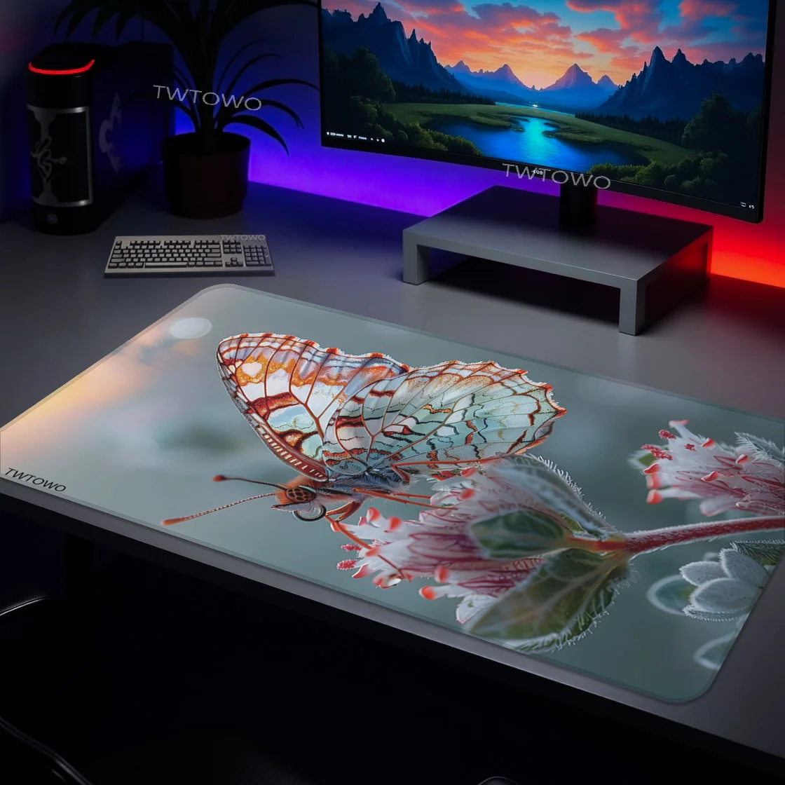 

Коврик для мыши игровые цветы и бабочки на заказ большой коврик для мыши XXL коврик для мыши из натурального каучука офисный нескользящий настольный коврик для мыши