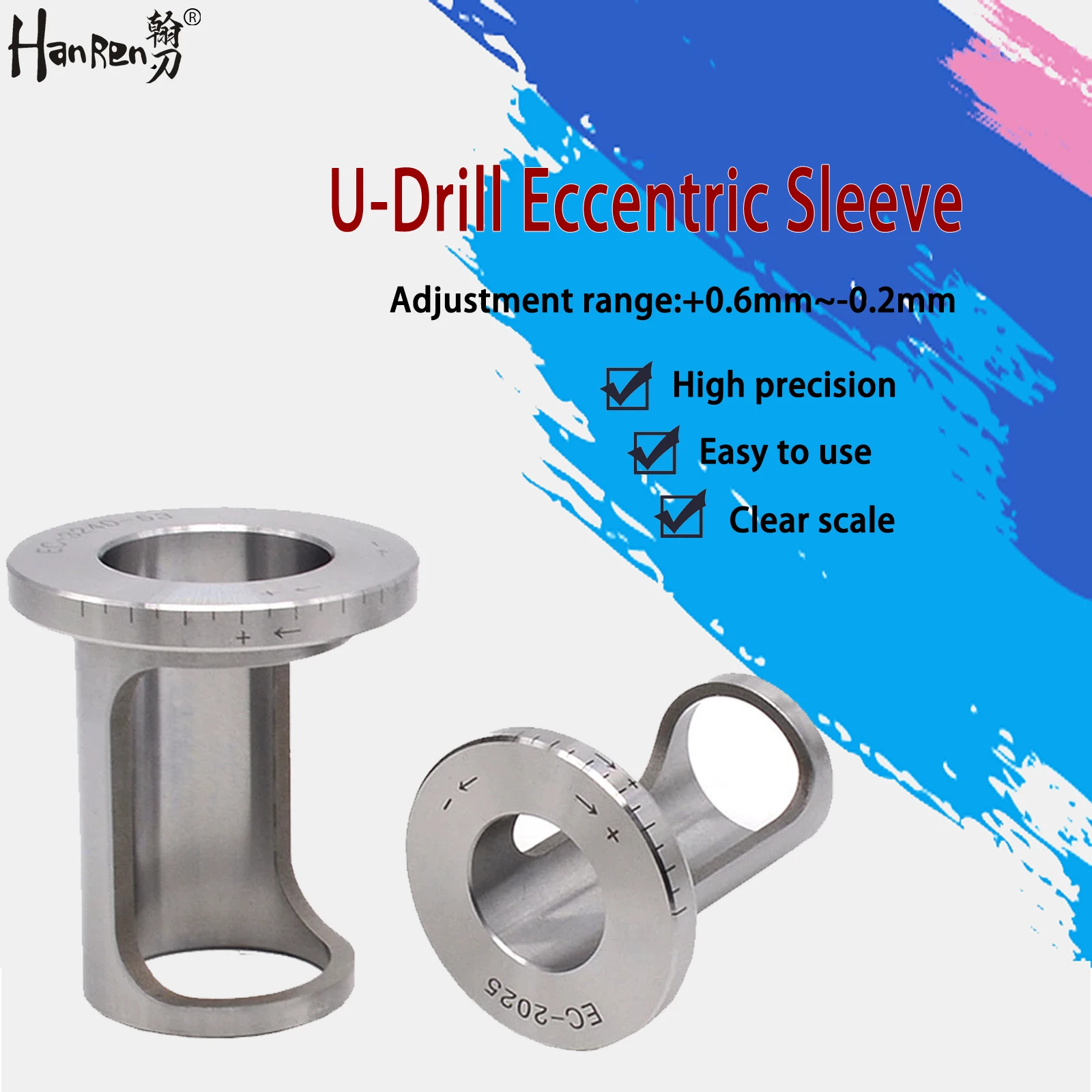 CNC U-الحفر غريب الأطوار سكين كم مثقاب عنيف لحن غرامة وتغيير مخرطة قطر الآلة محددة EC25-32 40 50