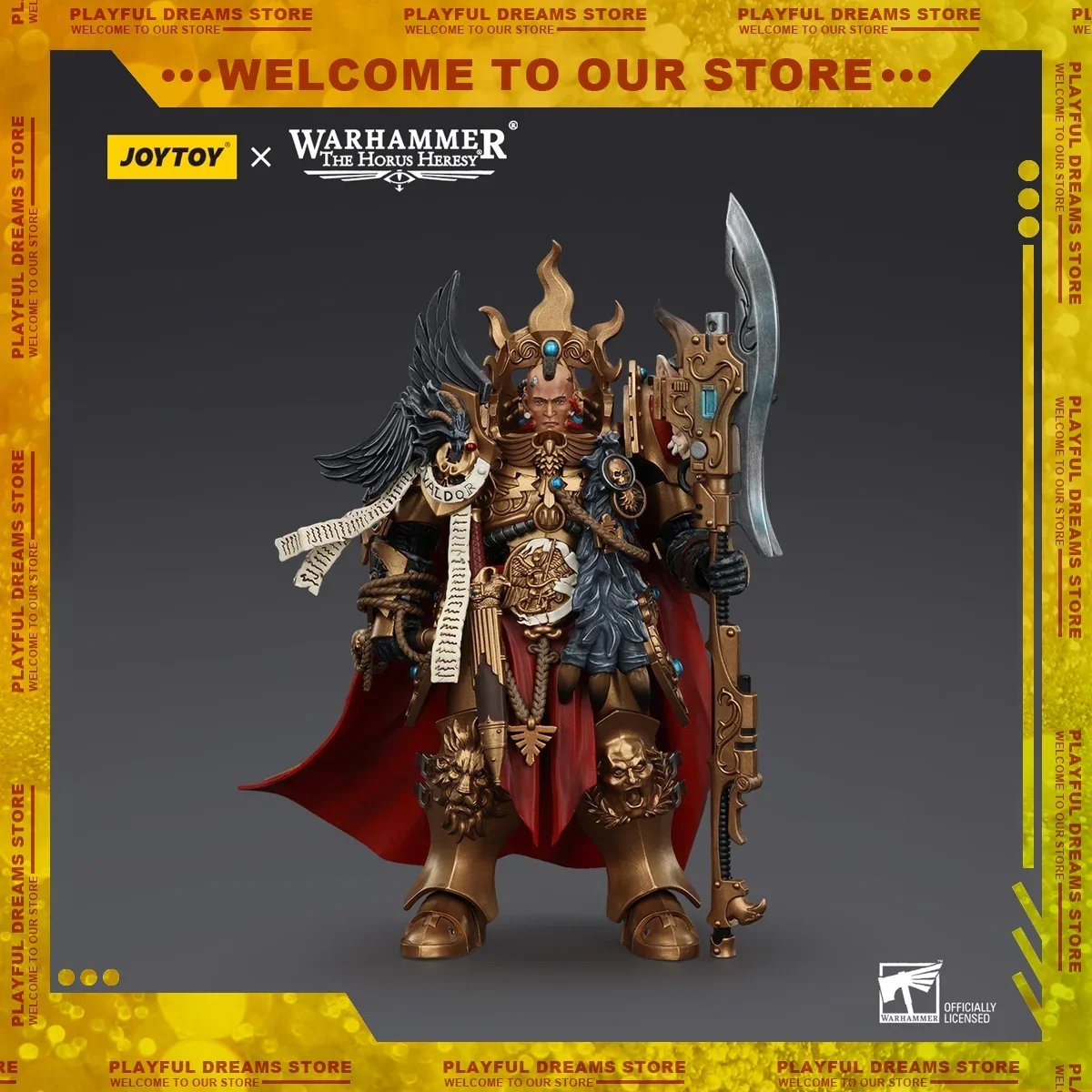 [PRE-SALE] JOYTOY Warhammer 1/18 Actiefiguren Constantin Valdor Captain-General van The Legio Custodes Decoratie Ornament