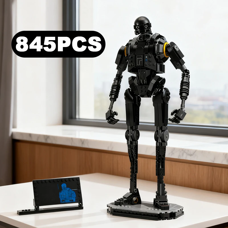 

845 шт. в наличии K-2SO Security Robot Building Blocks Space Battle Security Droid Модель сборки кирпичной игрушки в подарок для детей, мальчиков и взрослых