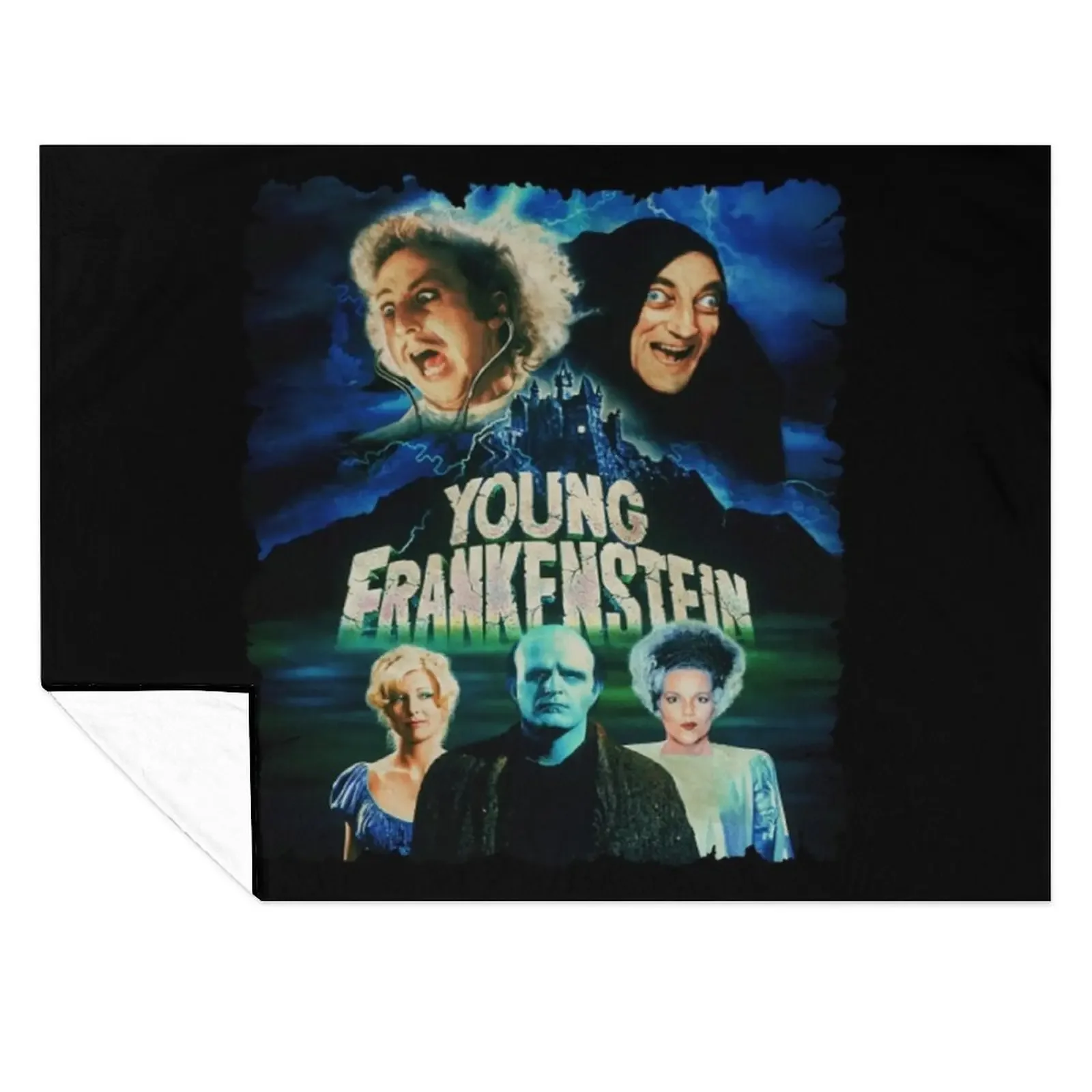 

Young Frankenstein Vintage TShirt Throw Blanket Furrys Summer Beddings Sofa Throw Thin Blankets