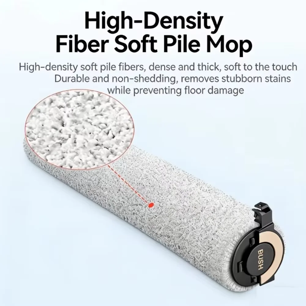 oller Mop for Dreame Aqua10 Ultra Roller/Aqua10 Ultra Track/Aqua10 Pro Track/X50 Pro Robot Vacuum Cleaner Roller Brush Cloth