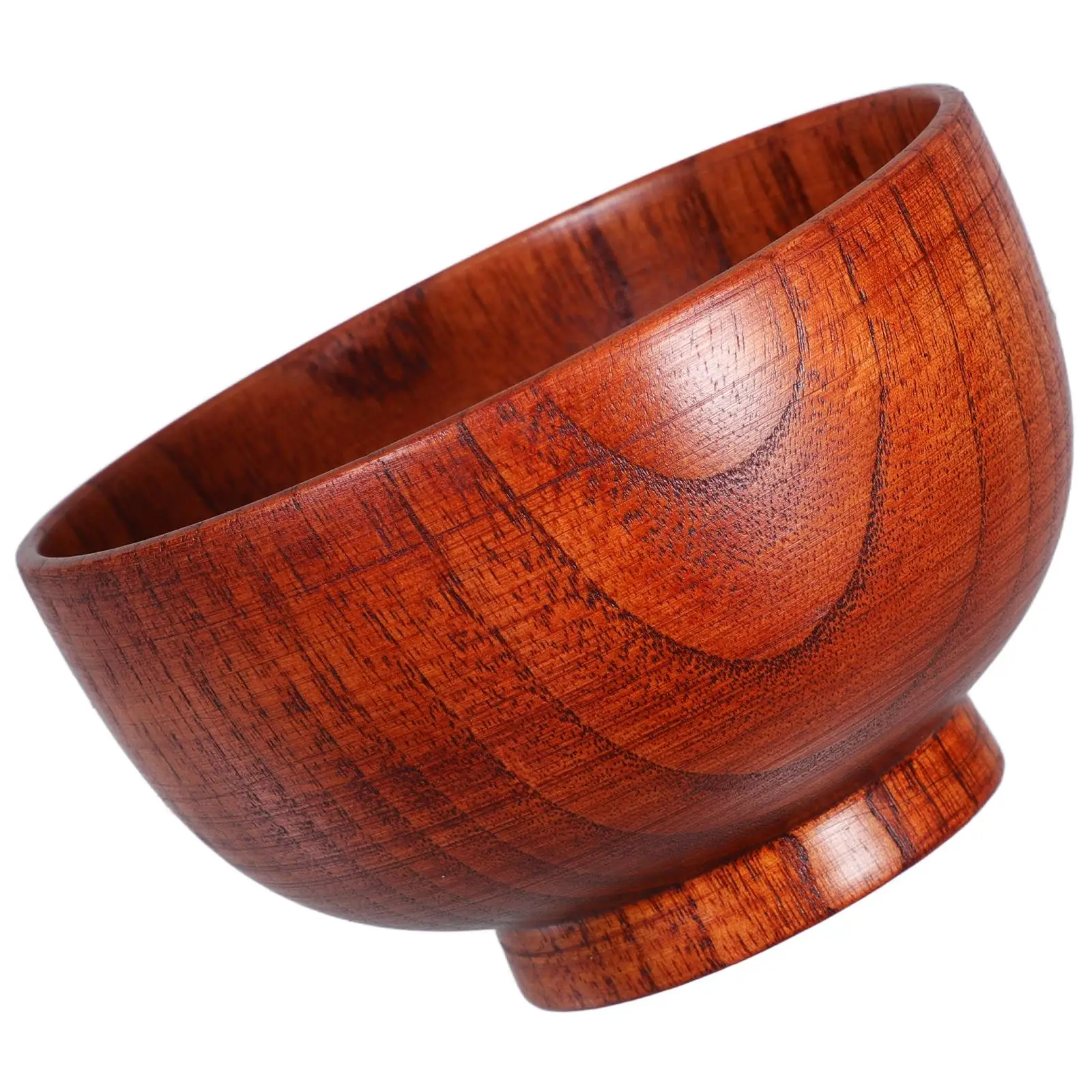 

Wooden Tableware Bowl Salad Plate 9X6 5CM Thick Dried Food Thicken Dried Fruit Bowl Basin Creative Party