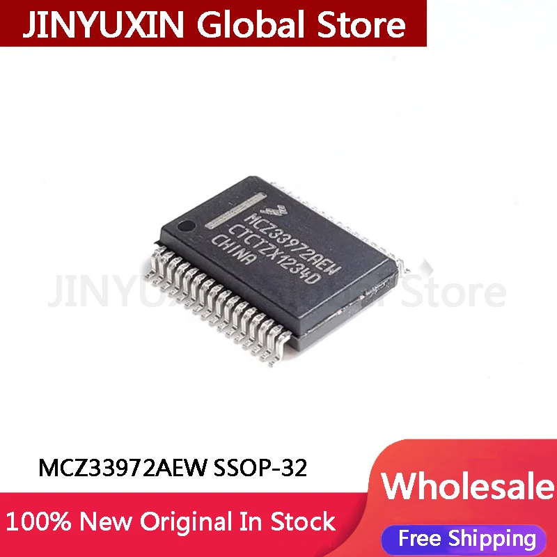 2-20Pcs MCZ33972AEW MCZ33972 SSOP-30 Automotive Lamp Control IC Chip in Stock