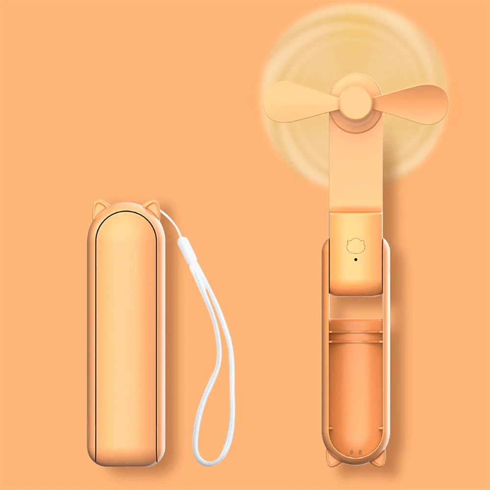 

Портативный мини-вентилятор с зарядкой от USB, 1500 мАч, 3 скорости