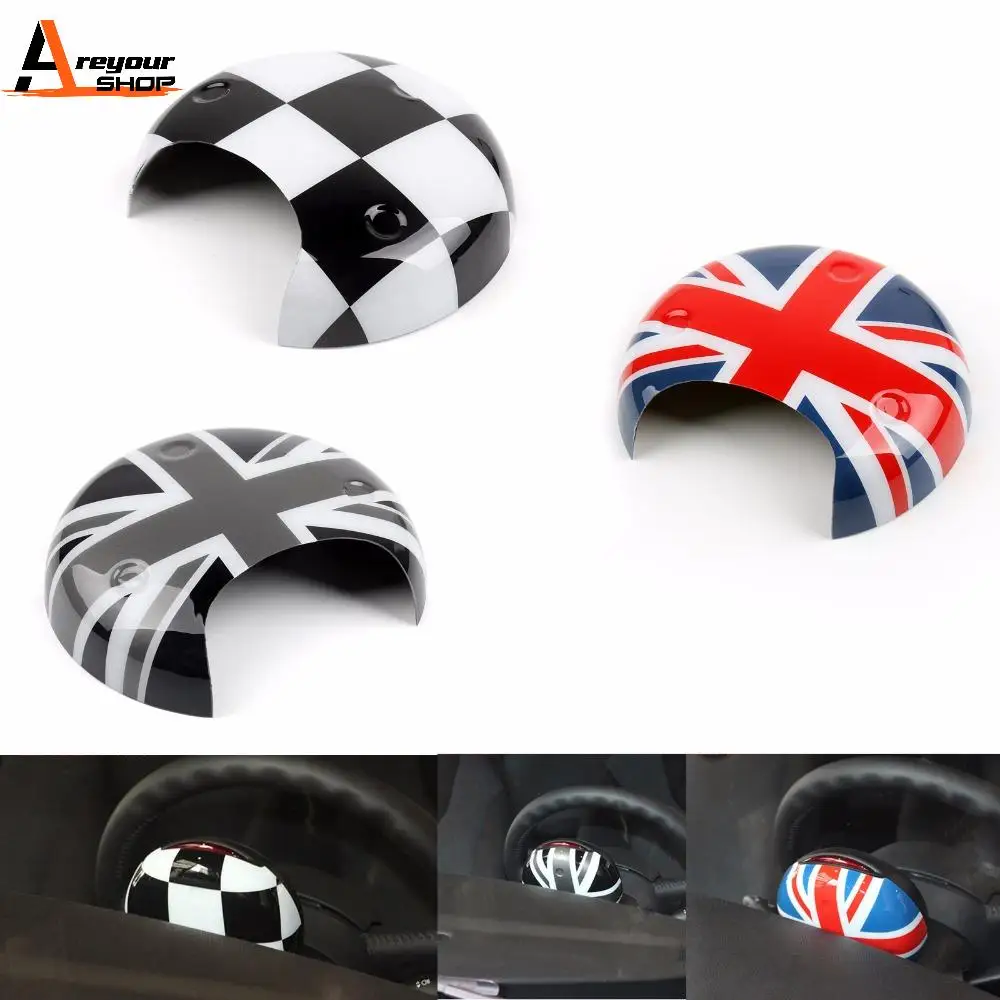 

Areyourshop Car Tachometer Panel Cover for MINI COOPER R55 R56 R57 R58 R59 R60 R61 Union Jack UK Flag Checkered ABS Car Parts