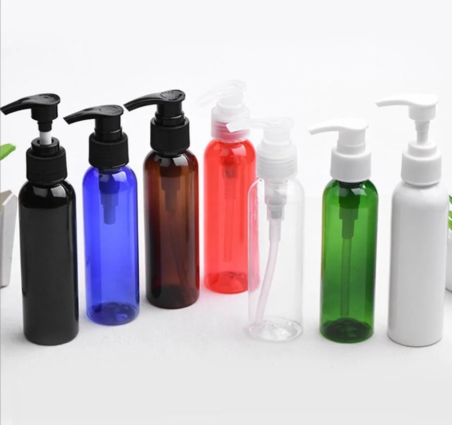 

100ml120ML round plastic PET BOTTLE toilet water lotion emulsion serum essential toner skin care cosmetic packing