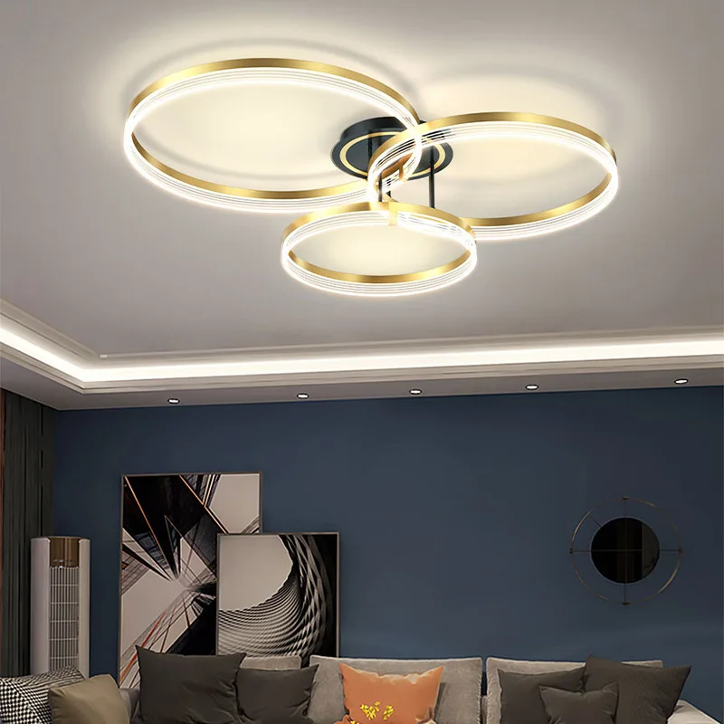 LED Living Room Light Eye Protection Modern Simple and Atmospheric Bedroom Light New Master Bedroom Intelligent Ceiling Light