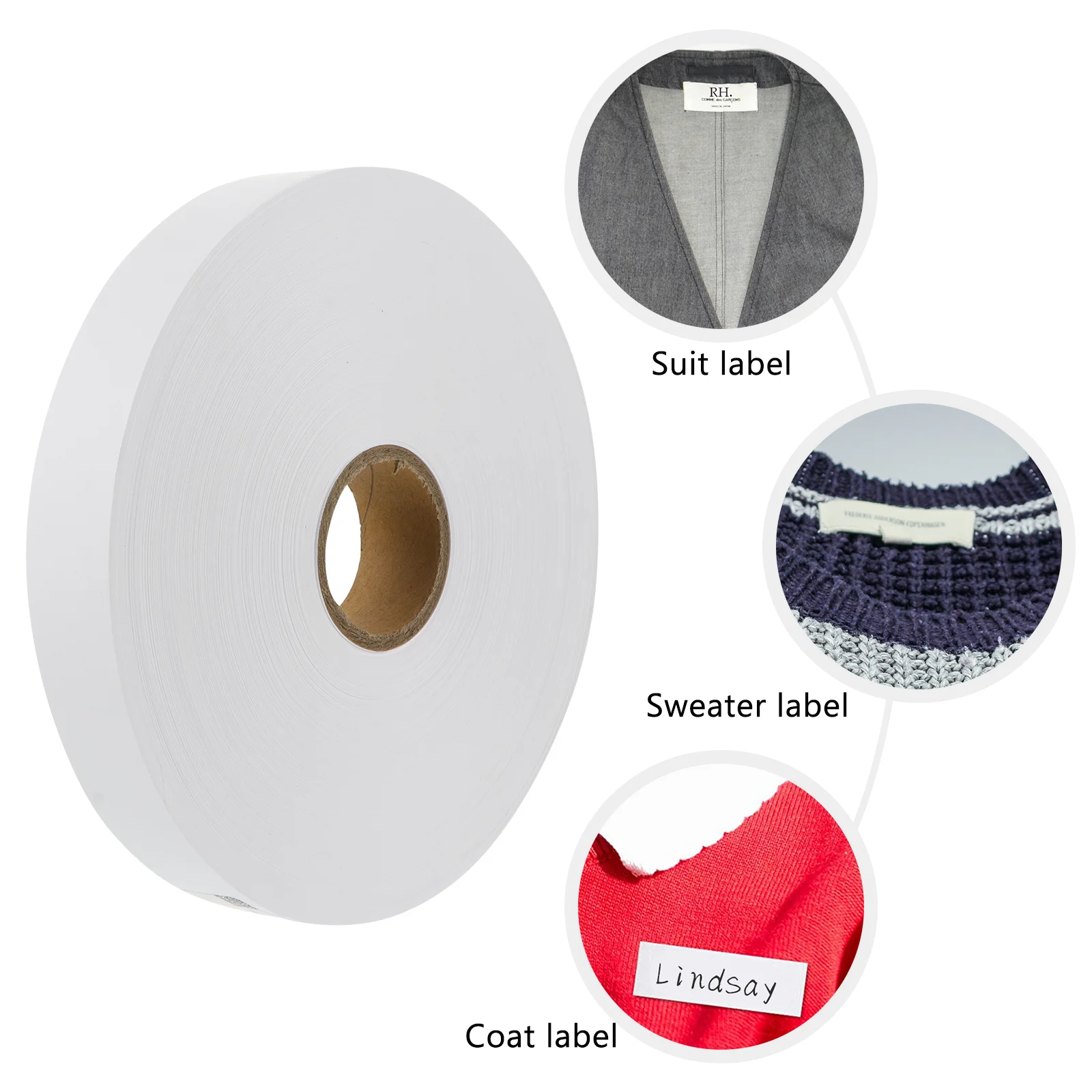 Blank Clothing Label Sweater Labels Size Washable Practical Coat Non-woven Fabric Washing