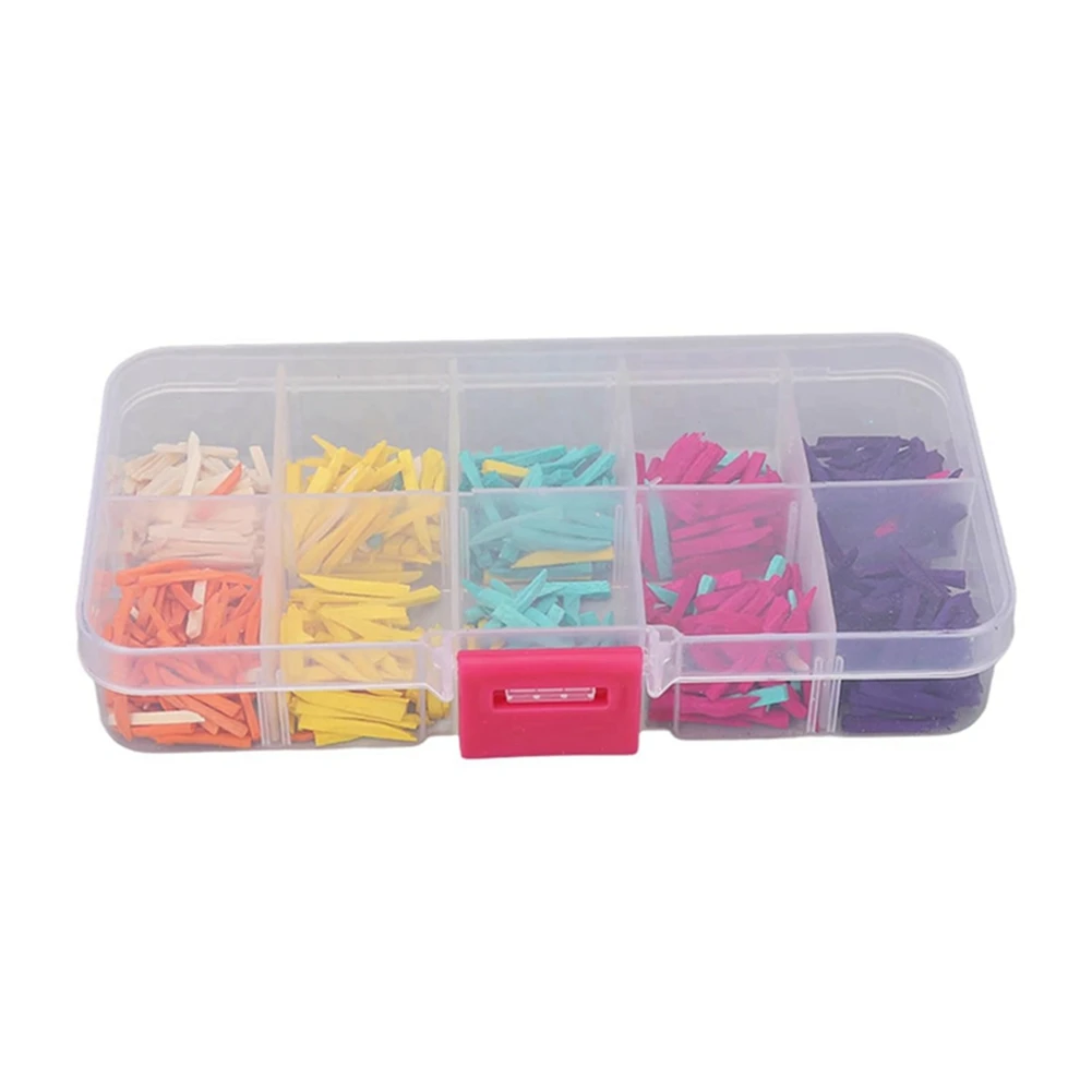 AT17 600 قطعة أسافين خشبية للأسنان، إسفين مصفوفة الأسنان الخشبية الملونة، مواد تثبيت للاستعمال مرة واحدة