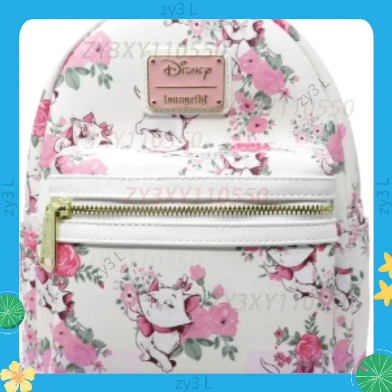 

Loungefly Disney 2025 In Stock Witch Marie Cat Mini Travel Backpack Cute Cartoon Character Lady Bag Student For Kids Gift