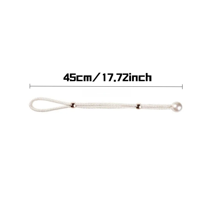 2pcs Pearl Curtain Tiebacks Modern Decorative Holdbacks for Curtain Panels Living Room Bedroom Windows
