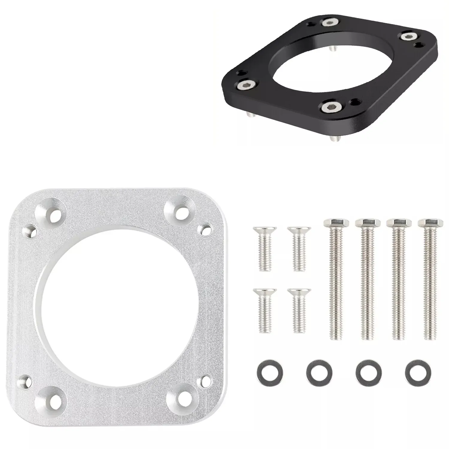 엔진 흡기 매니폴드 스로틀 바디 어댑터, BMW M54B30 ~ M50B25 용 알루미늄 흡기 매니폴드 M50 M54 공기 흡기 시스템