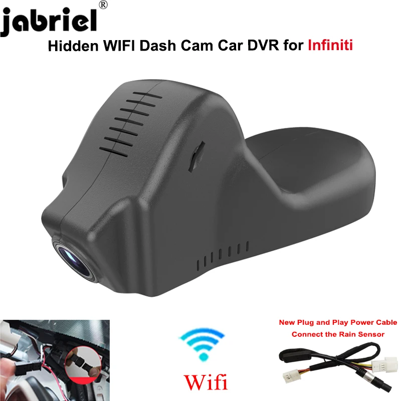 Dash Cam Car DVR HD 1K 1080P Wifi Plug and Play DashCam for Infiniti qx50 qx70 2013 2014 2015 2016 2017 2018 android ex37 g37 fx