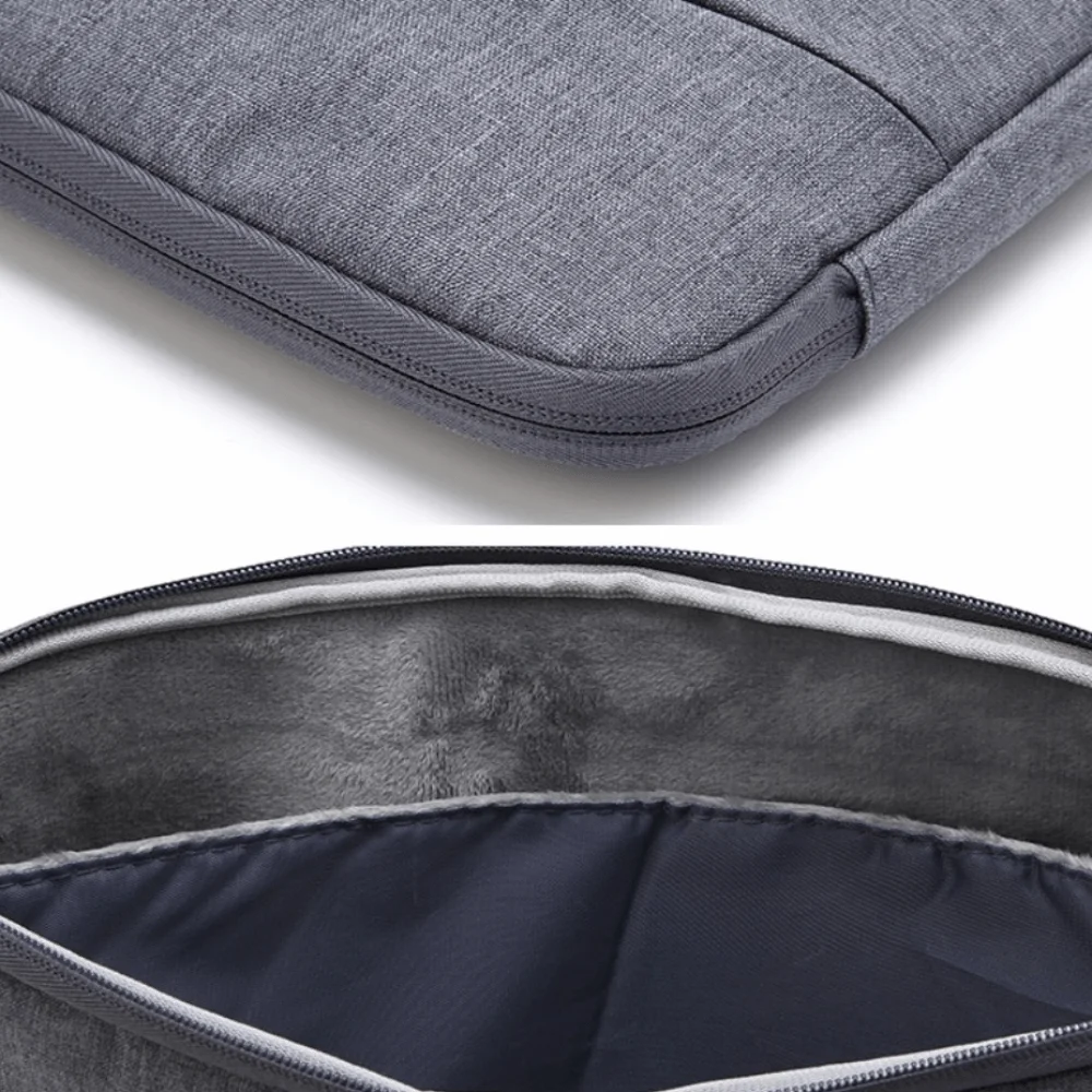 Waterproof 14 Inch Laptop Sleeve Shock-resistant Flannel Lining Laptop Handbag Case Wear-resistant Oxford Cloth Laptop Bag