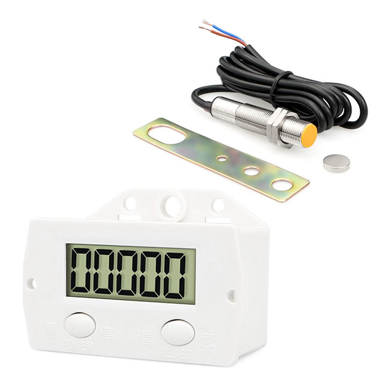 

Digital Electronic Counter 20HZ LCD Display 5Digit Puncher Magnetic Inductive Proximity Switch Metal Sensor Automatic Induction