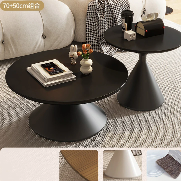 #Modern Round Wooden Coffee Table Living Room Furniture for Home Use