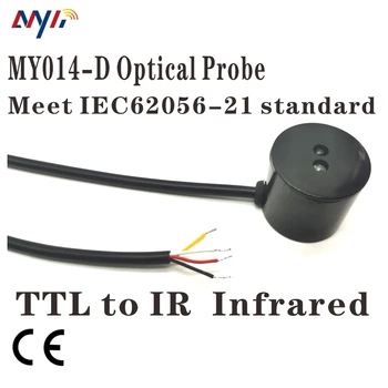 TTL IR نصف دوبلكس بالقرب من إشارة الأشعة تحت الحمراء IEC1107 DLMS بروتوكول الاتصالات السلطة متر جمع البيانات تحليل القراءة TTL التحقيق البصري