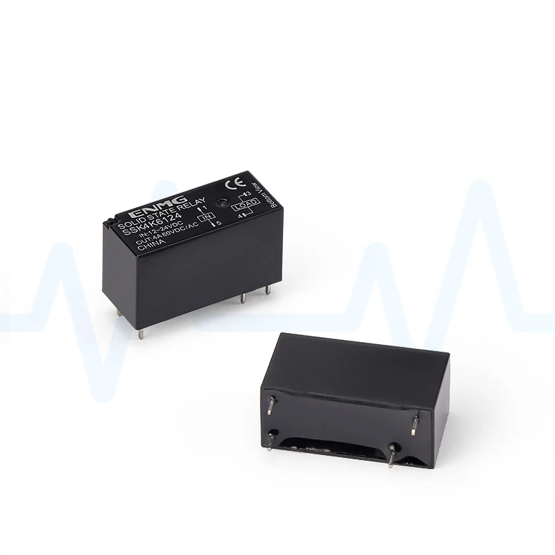 레일 장착 솔리드 스테이트 릴레이, 24V DC 제어, DC/AC SSK10D6132 SSK4A2032 용수철 베이스, 산업 자동화용 솔리드 스테이트 릴레이
