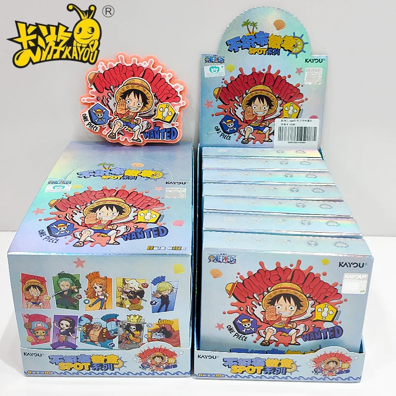 

Оригинальные значки KAYOU One Piece SPOT Series из нетканого материала с Луффи, коллекционные карточки-значки по аниме One Piece, игрушки-подарки
