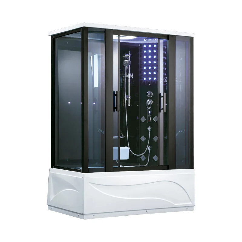2021 newest and most popular luxury enclosed hydromassage whirlpool bath steam shower cabins