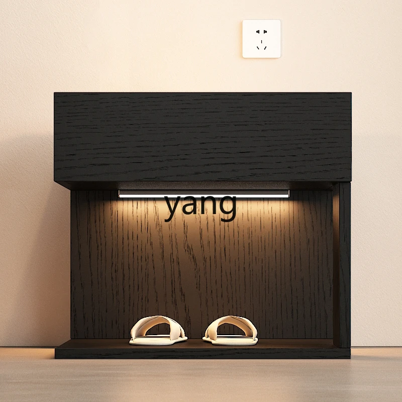 

LTT small simple modern solid wood shelf minimalist light luxury high-end small side few