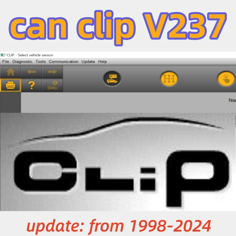 Software 2026 Newest Can Clip V237 with crack free keygen for Rena-ult OBD2 Diagnostic Pin Extractor updata 1998-2023 year cars