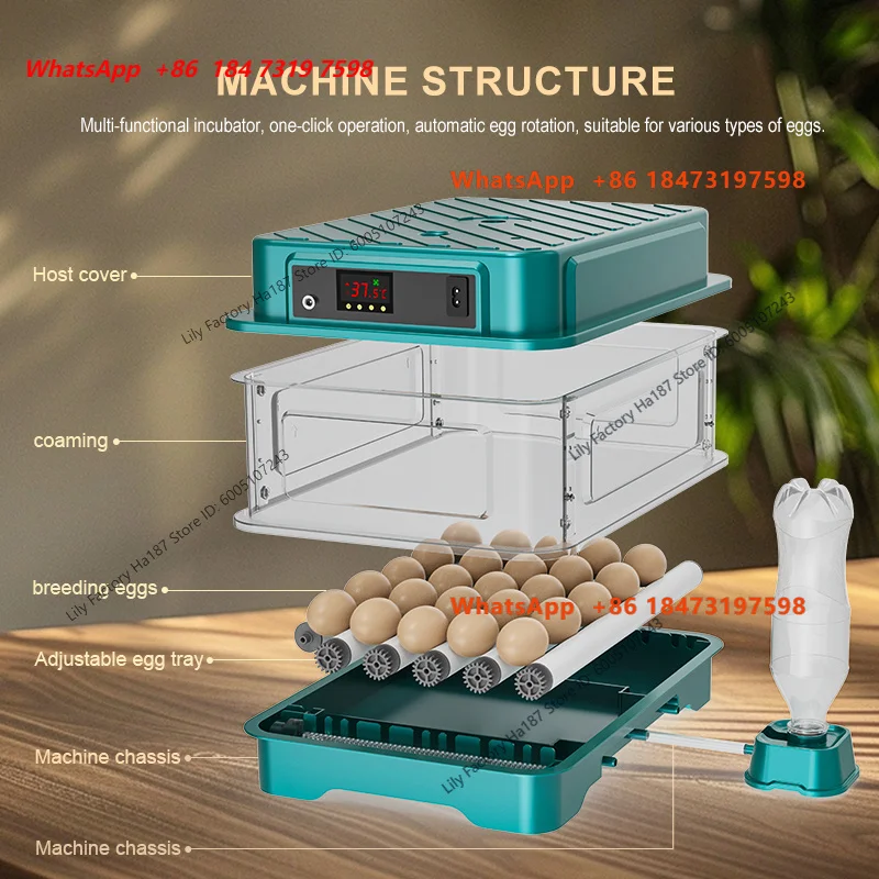 s Incubator With Drawer Type Mini  Incubator With Automatic Water Ionic Waterbed Replenishment and Temperature Control