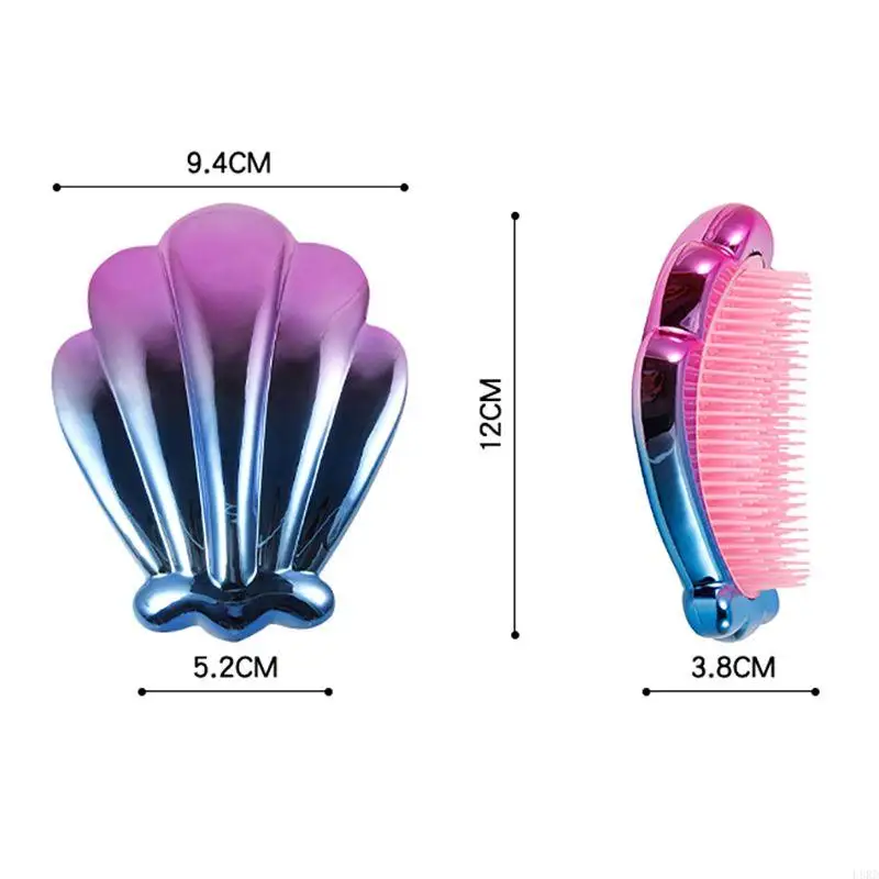 L8RD New Seashell Shampoo Scalp Shower Hair Massage Massager Brush Comb