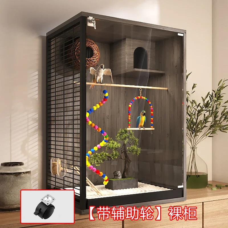 Breeding Hamster Bird Cage Accessories Canary Decoration Feeder Transport Playground Gaiola Para Passaros Aviary image 4