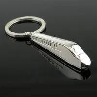 Fashion Keychain Jewelry Creative 3D Solid Train Shaped Keychains Key Ring Chains Boy Friends Gifts High Quality Key Holder S025