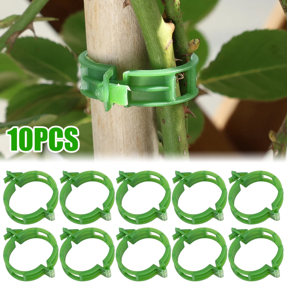 Plant Clips Supports Reusable Plastic Connects Fixing Vine Tomato Stem Grafting Vegetable Plants Orchard and Home Garden Tools