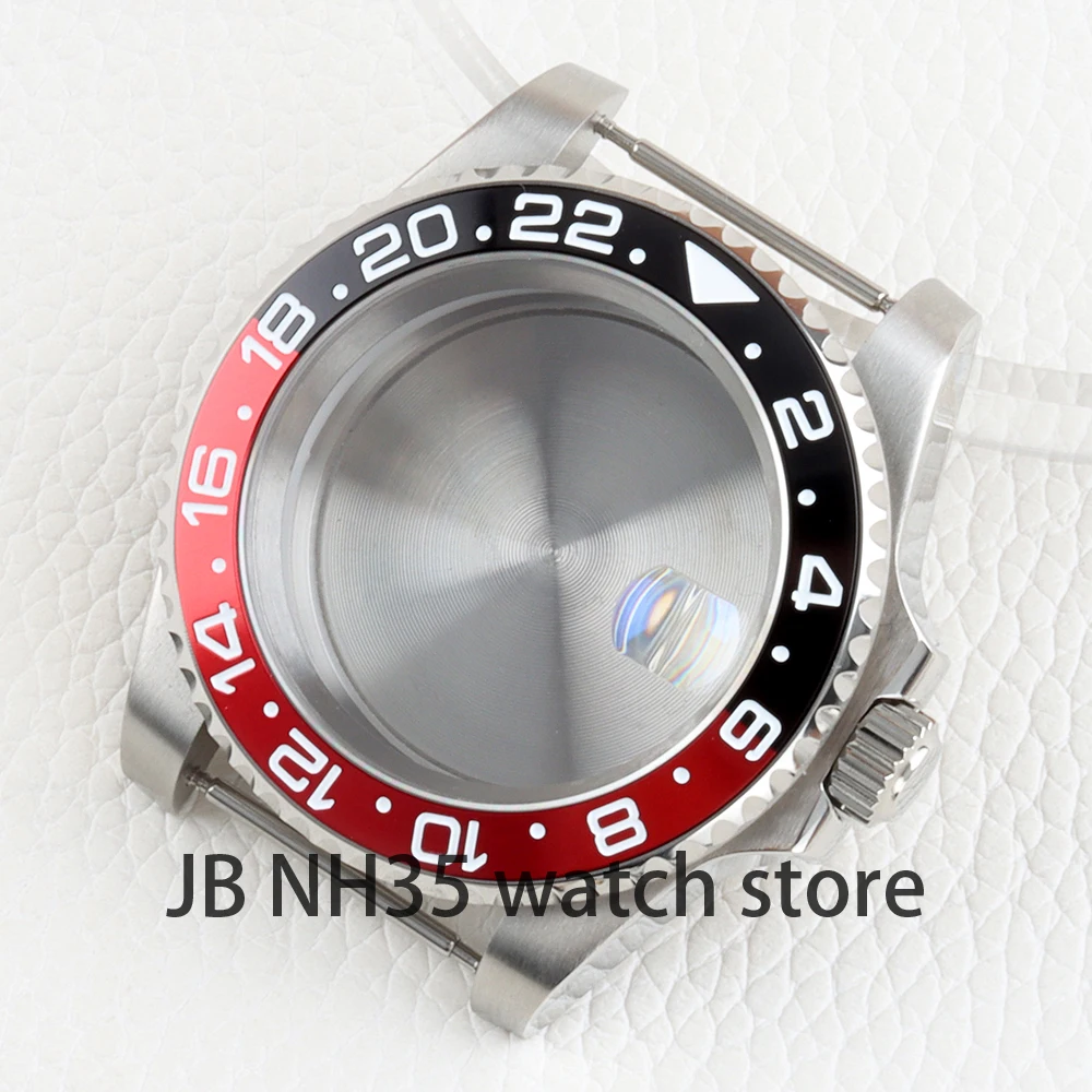 

40mm NH35 Watch Case Steel For seiko nh34 nh36 nh35 Movement 28.5mm Dial SUB GMT Yacht-Master Case Oyster/Jubilee/Rubber Strap