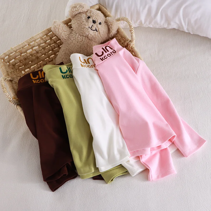 Children Thermal Underwear Tops Boys Girls Sleep Pyjamas Casual Kids Warm T Soft Autumn Winter Sleepwear Home Wear