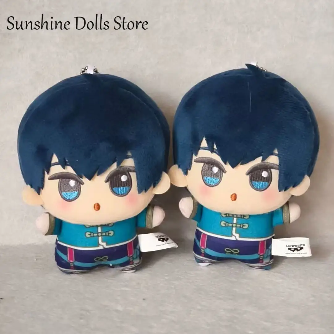 

Аниме Isagi Yoichi, милая плюшевая кукла с принтом, фигурки тела, куклы, 10 см, сумка, подвеска, брелок, игрушка, плюшевый талисман, подарок