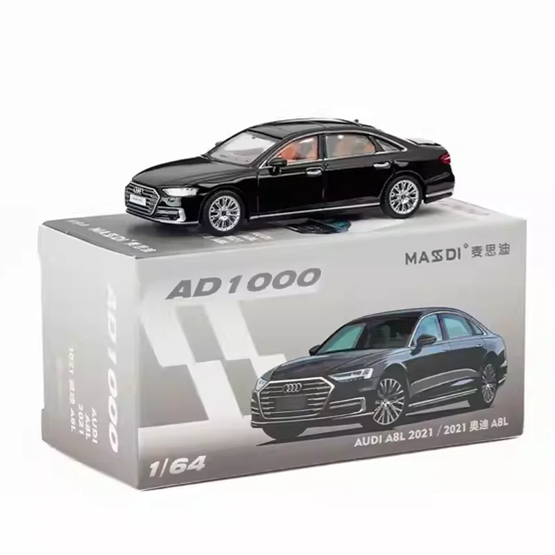 Neu Auf Lager Masdi 1:64 2022 Audi A7l 2021 Audi A8l Auto Legierung Miniatur Diecast Audi Ornamente Individuelles Spielzeug Kinder Geschenk
