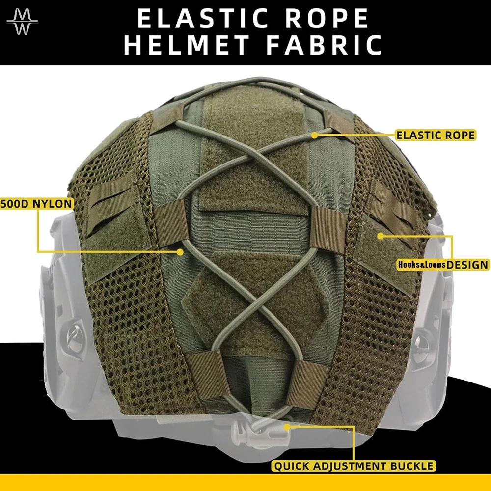 capa-de-capacete-tatico-camuflada-com-bolsa-de-malha-e-cordao-elastico-compativel-com-capacete-fast-para-tiro-paintball-caca-e-equipamentos-de-exterior