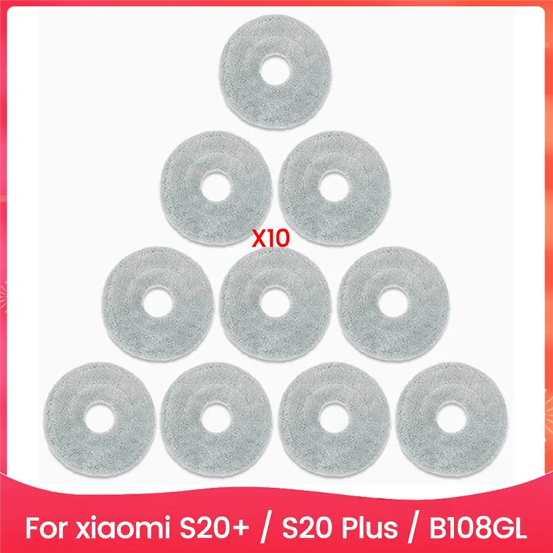 B89B-For Xiaomi Robot Vacuum S20 + / S20 Plus / B108GL مجموعة ملحقات ممسحة القماش استبدال جزء