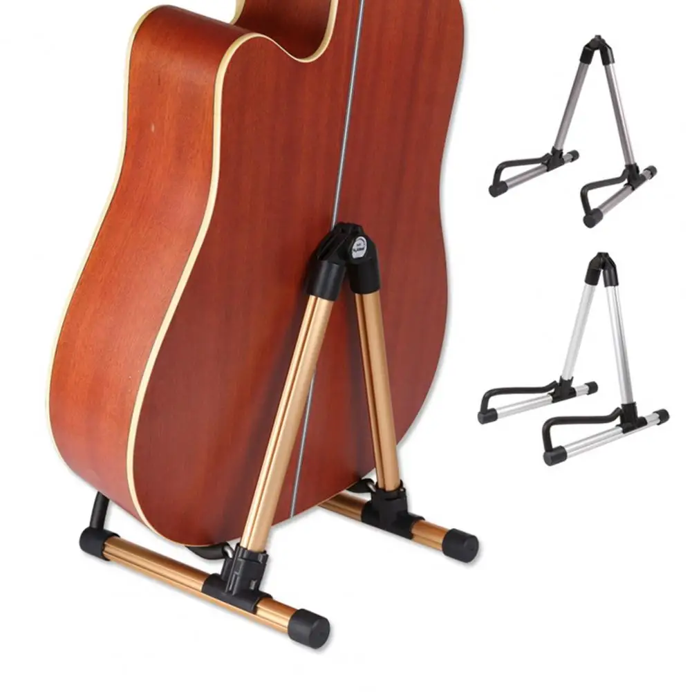 Bess Guitar Stand Holder Collapsible Guitar Display Aluminum Alloy Mini Vertical Electric Guitar Stand